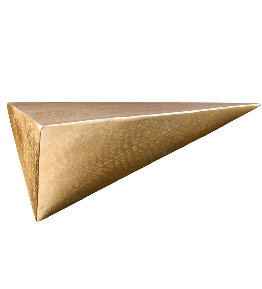 Invicta Interior - przedsprzedaż Półka PYRAMID 40 cm złota