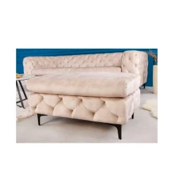 Invicta Interior Podnóżek SOFIJA Modern Barock 92 cm beżowy
