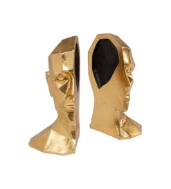 KDesign Podpora na książki Face set 2 złota
