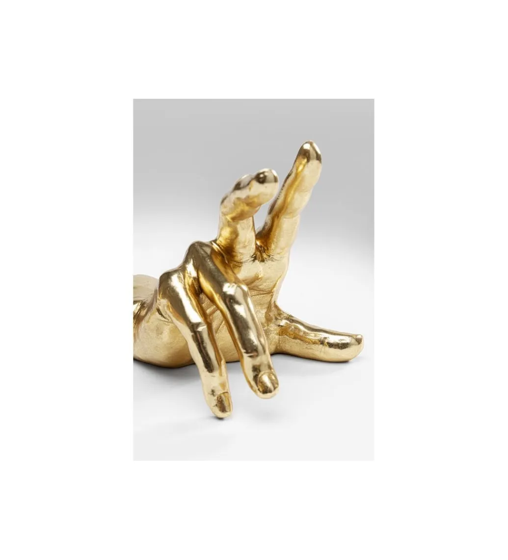 KDesign Podpora na książki Fingers set 2 złota