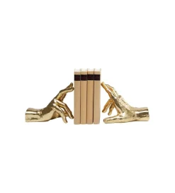 KDesign Podpora na książki Fingers set 2 złota