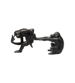 KDesign Podpory na książki Monkey set 2 ciemnobrązowe