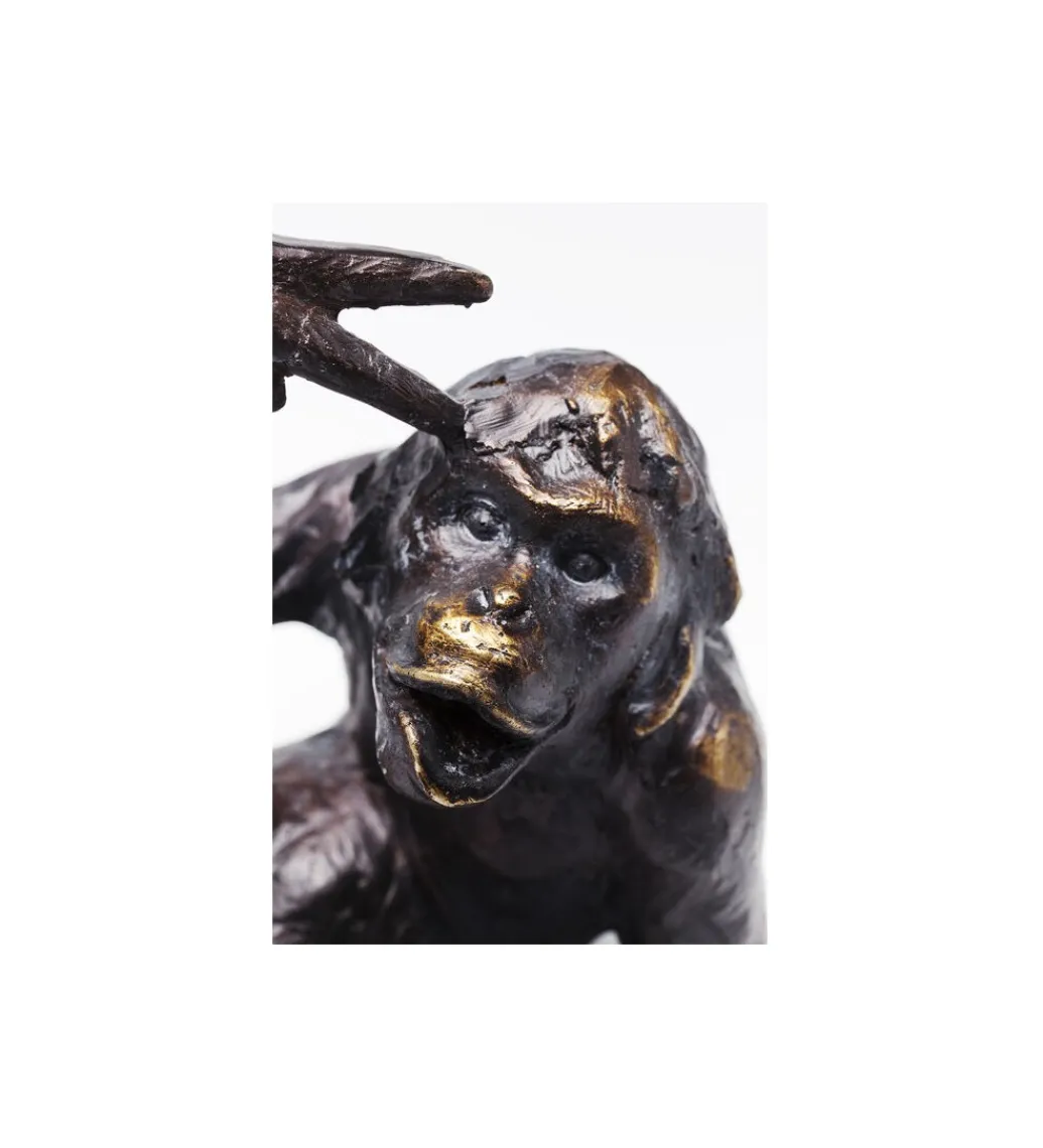 KDesign Podpory na książki Monkey set 2 ciemnobrązowe