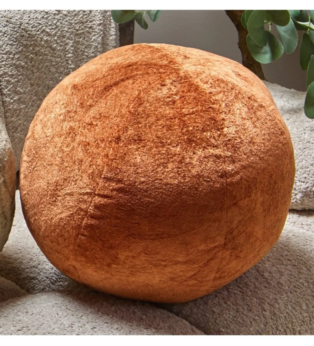 Imeri Poduszka TACTO 29 cm welur terrakota