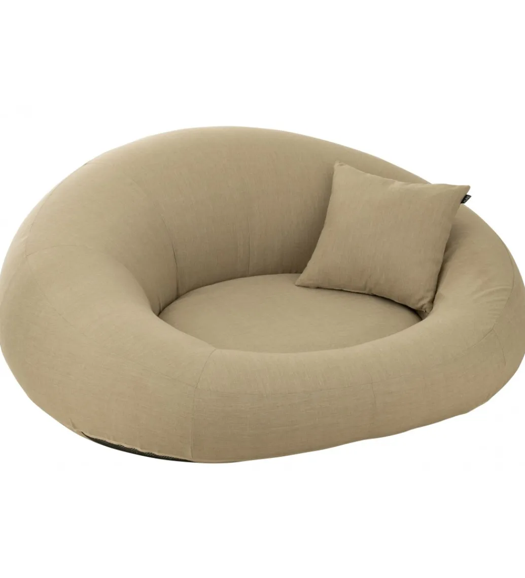 J-Line Pufa basenowa DONUT 175 cm beżowy