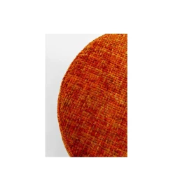 KARE Pufa BERRY HIGH 39 cm pomarańczowy srebrny