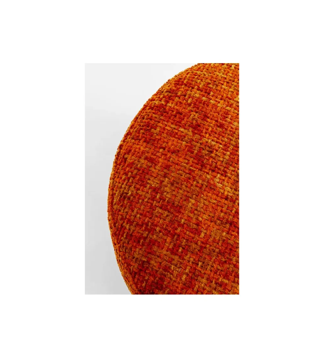 KARE Pufa BERRY HIGH 39 cm pomarańczowy srebrny