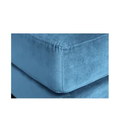 Invicta Interior Pufa CANIS Velvet 80 cm niebieska