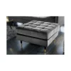 Invicta Interior Pufa CANIS Velvet 80 cm szara