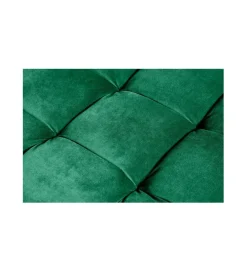 Invicta Interior Pufa CANIS Velvet 80 cm szmaragdowo zielona