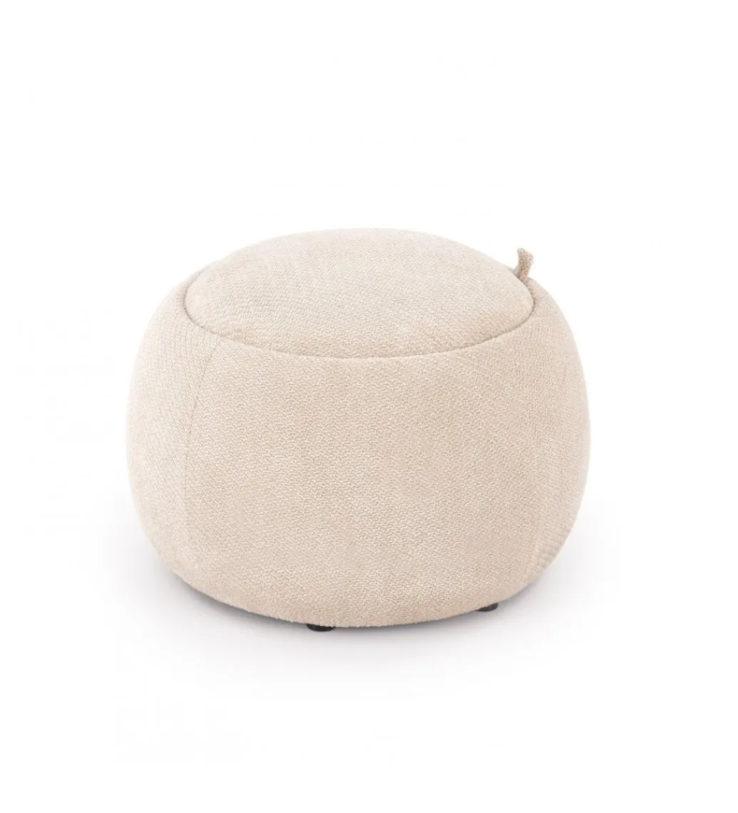 Halmar Pufa LUMI 40 cm beżowa