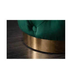 Invicta Interior Pufa Modern Barock Chester szmaragdowa zieleń
