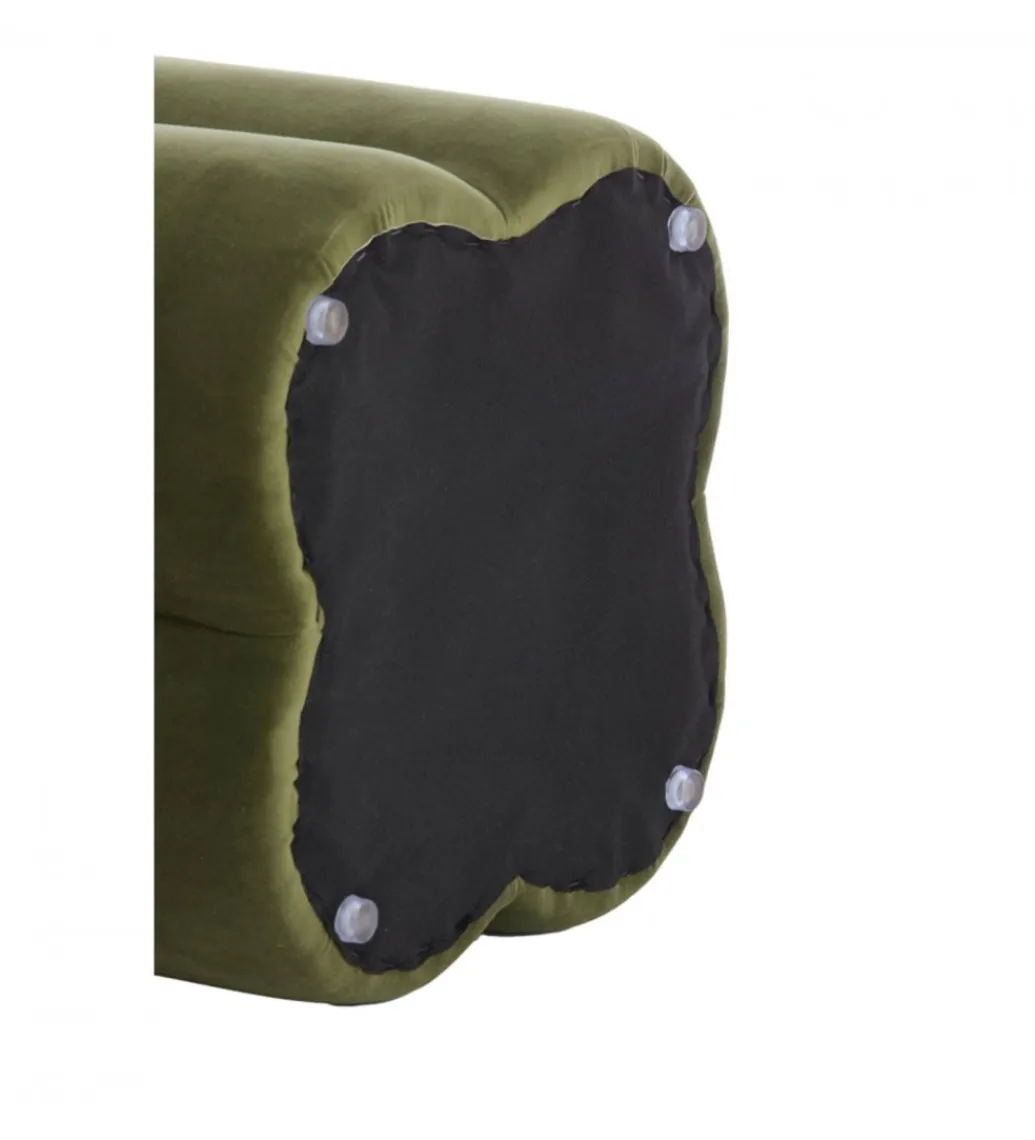 L&L Pufa NALANI 45 cm zielona