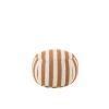 J-Line Pufa STRIPED 61 cm białokarmelowy