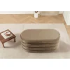 Invicta Interior Pufa VOGUE 85 cm z schowkiem welwet champagne