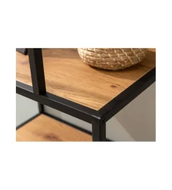Invicta Interior Regał ALPERA 77 cm w optyce dębu