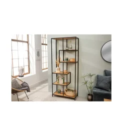 Invicta Interior Regał ALPERA 77 cm w optyce dębu