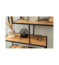Invicta Interior Regał ALPERA 114 cm w optyce dębu