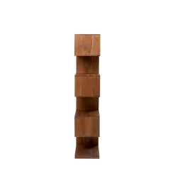 KARE Regał AUTHENTICO ZICK ZACK 100 x 180 cm naturalny drewno mango