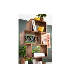 KARE Regał AUTHENTICO ZICK ZACK 60 x 150 cm drewno mango