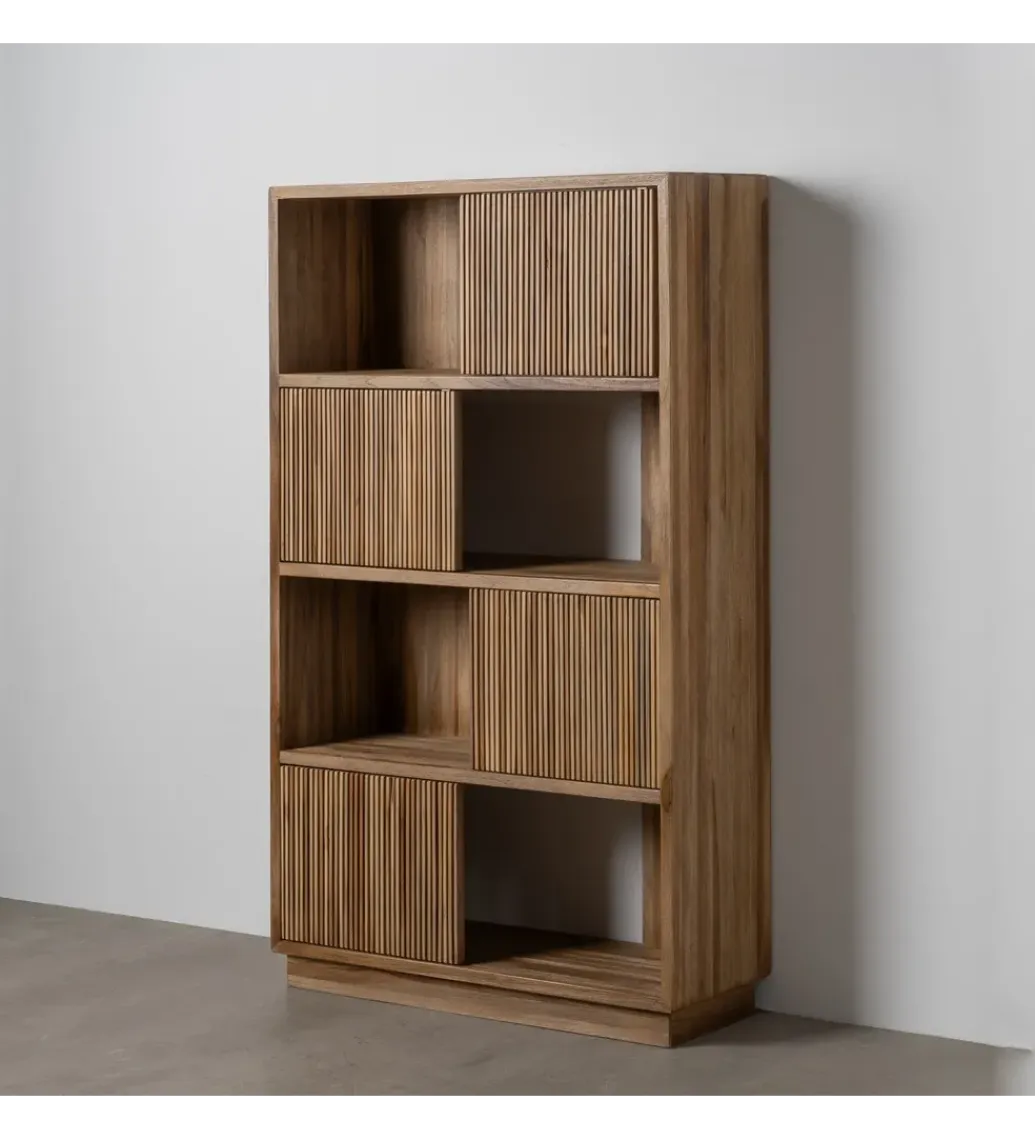 Zona-Design Regał BELLAMONTE 168 cm drewno teak naturalny