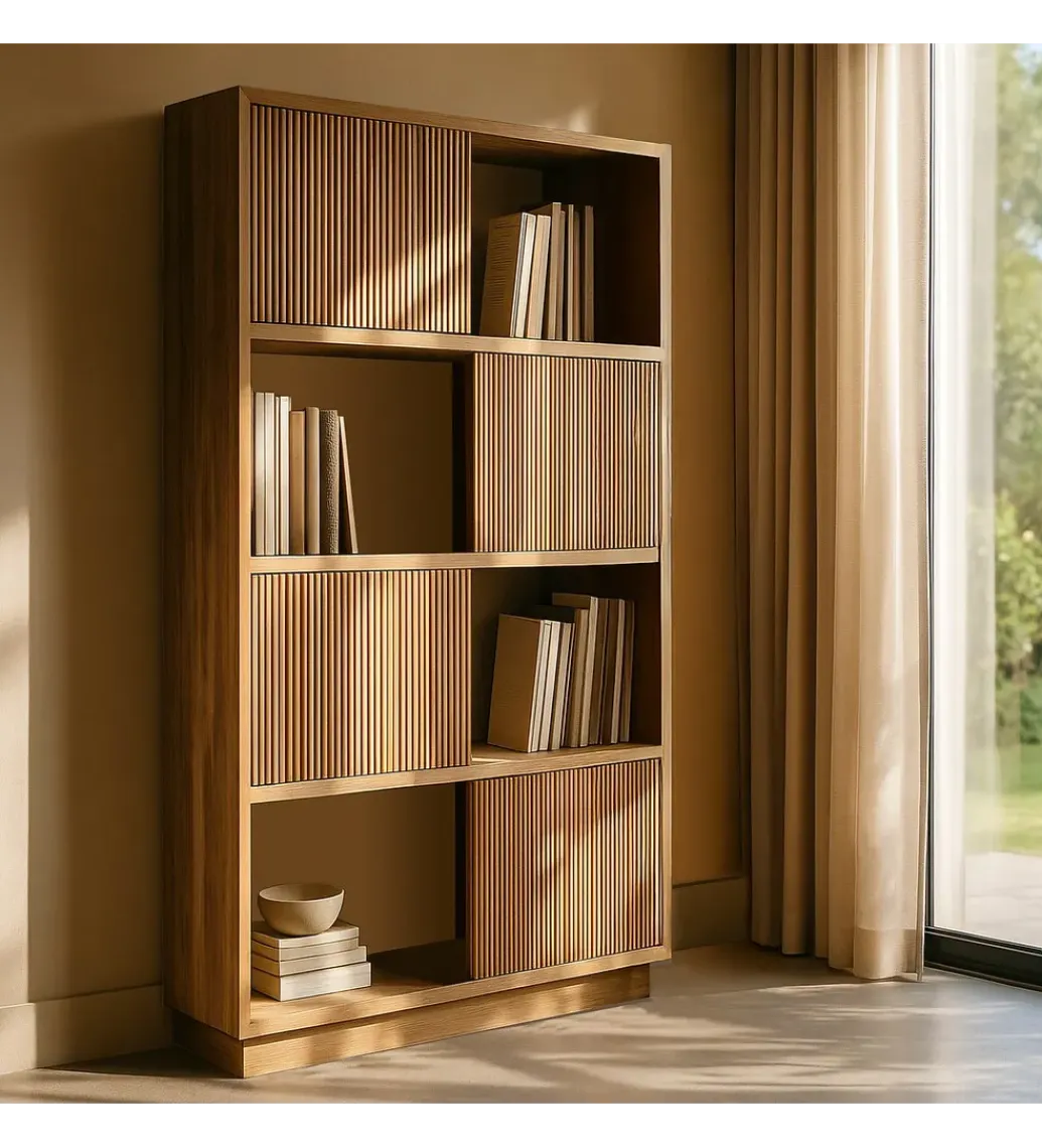 Zona-Design Regał BELLAMONTE 168 cm drewno teak naturalny