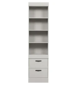 WOOOD Regał BOLD 215 cm drewno sosny biały