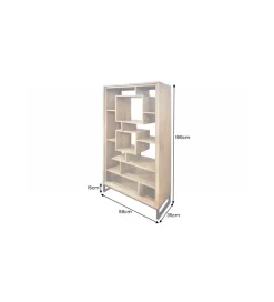 Invicta Interior - przedsprzedaż Regał Cube 88 cm drewno akacja honey