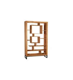 Invicta Interior - przedsprzedaż Regał Cube 88 cm drewno akacja honey