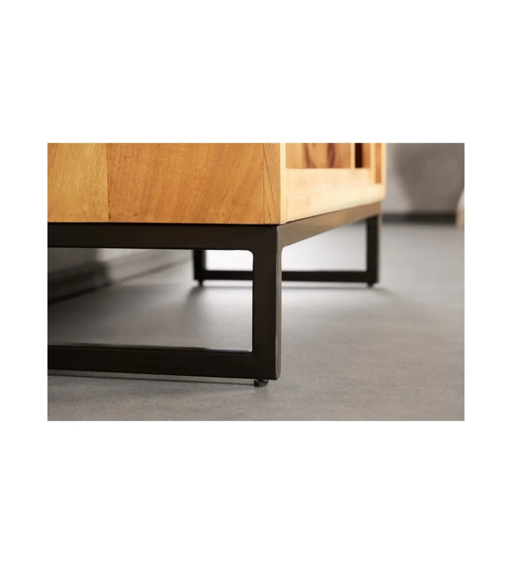 Invicta Interior - przedsprzedaż Regał Cube 88 cm drewno akacja honey