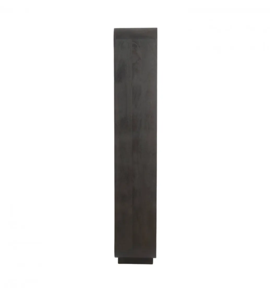 L&L Regał DANE 50 x 200 cm czarny