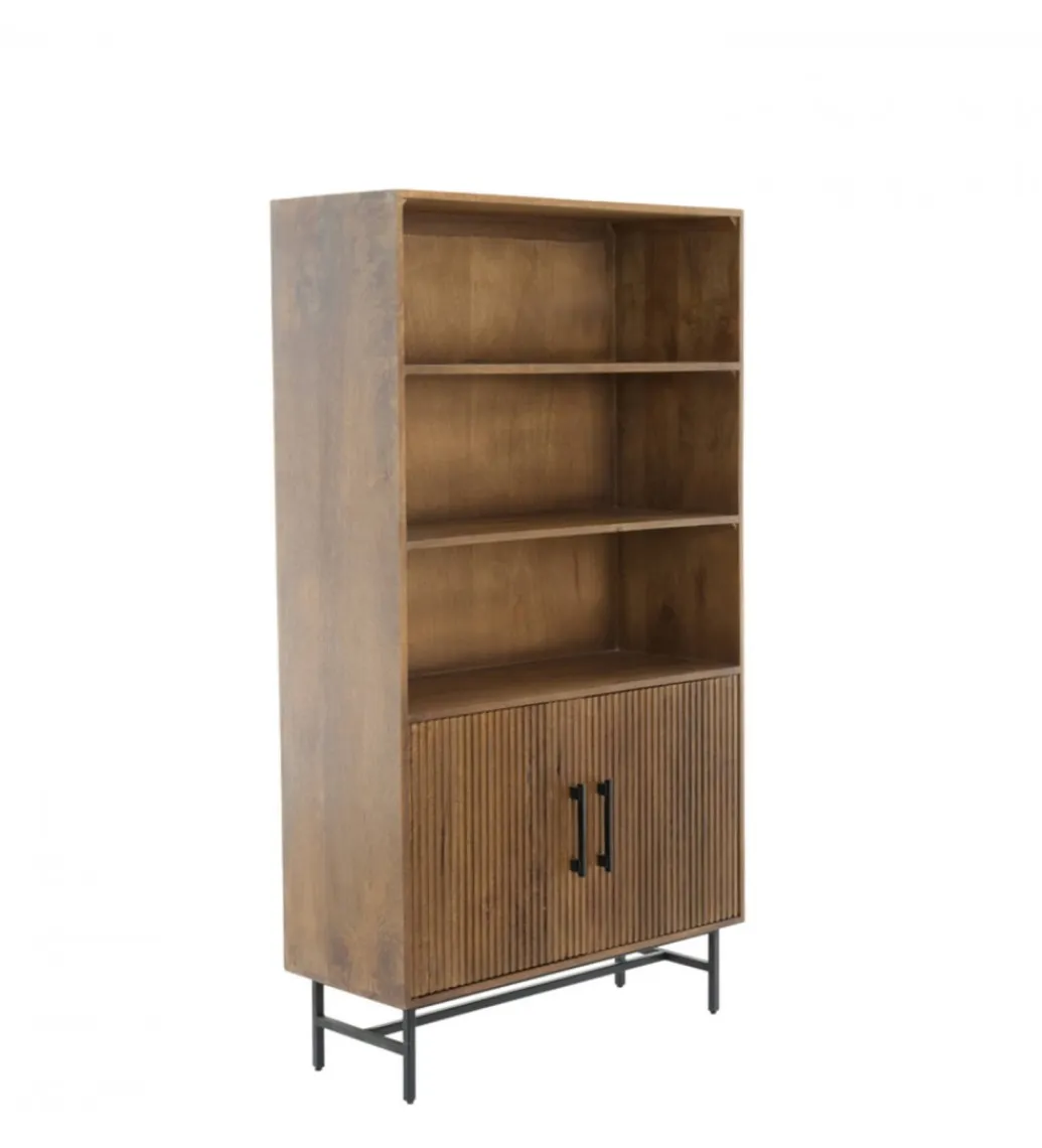 L&L Regał DUBAKU 180 cm naturalny brązowy