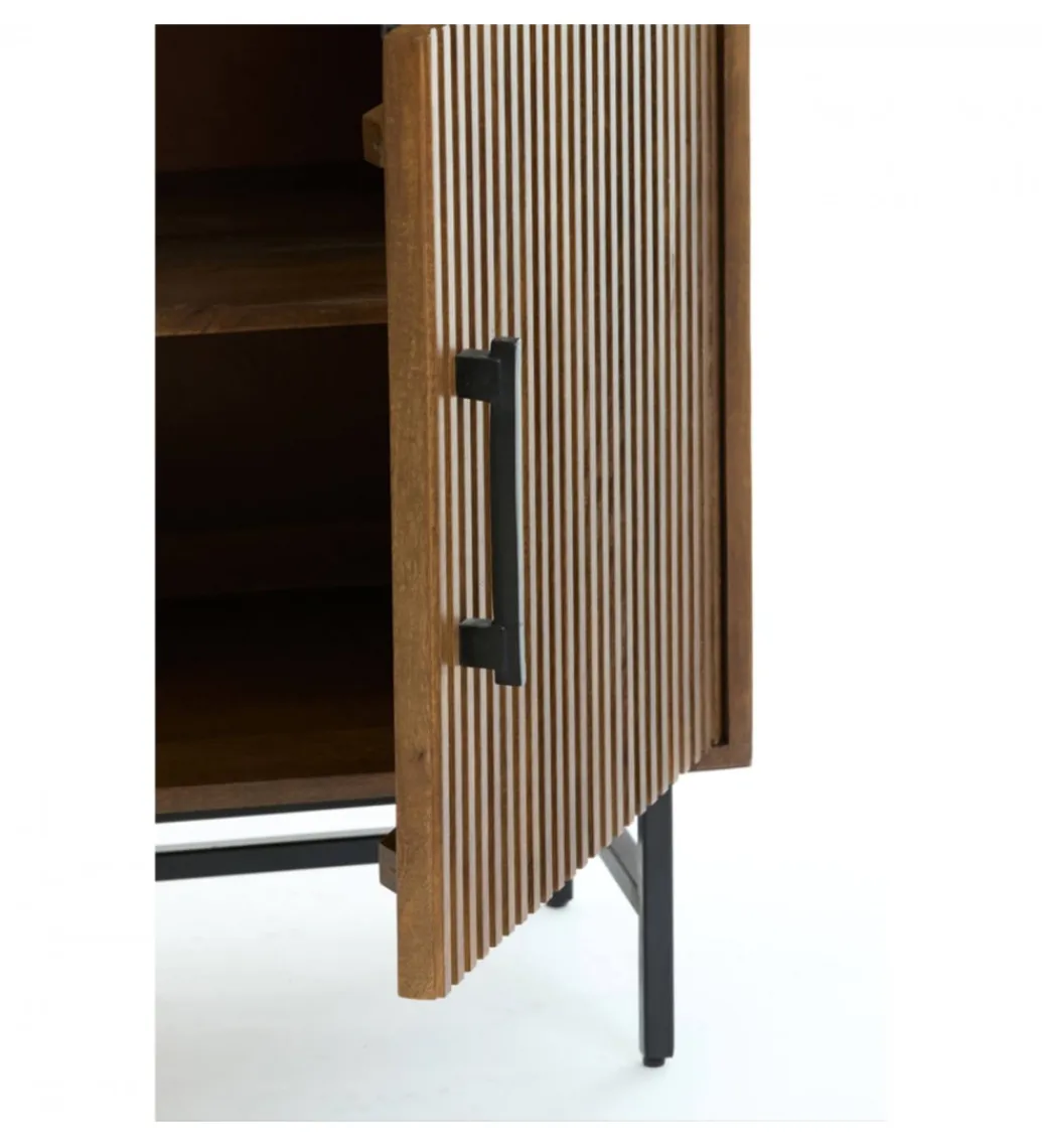 L&L Regał DUBAKU 180 cm naturalny brązowy
