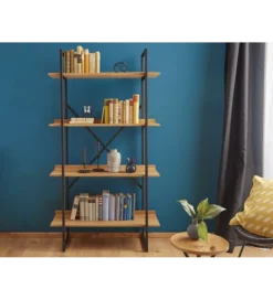 Invicta Interior Regał Factory 166 cm naturalny