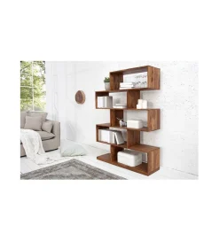 Invicta Interior Regał FINICE Makassar 150 cm XL drewno sheesham