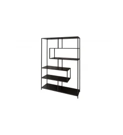 Invicta Interior Regał FONTERA 114 cm czarny