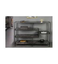 Invicta Interior Regał FONTERA 114 cm w optyce marmuru