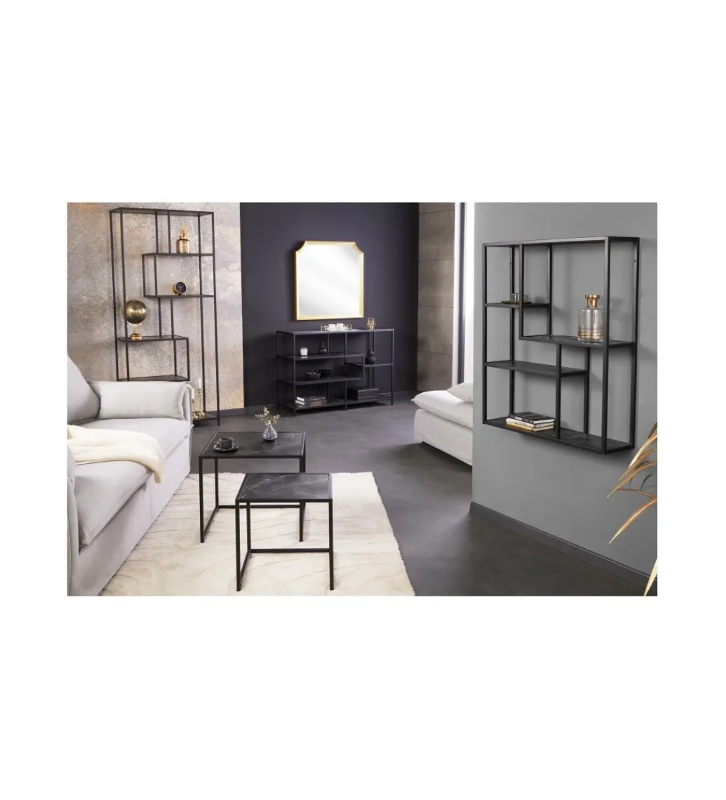 Invicta Interior Regał FONTERA 77 cm w optyce marmuru