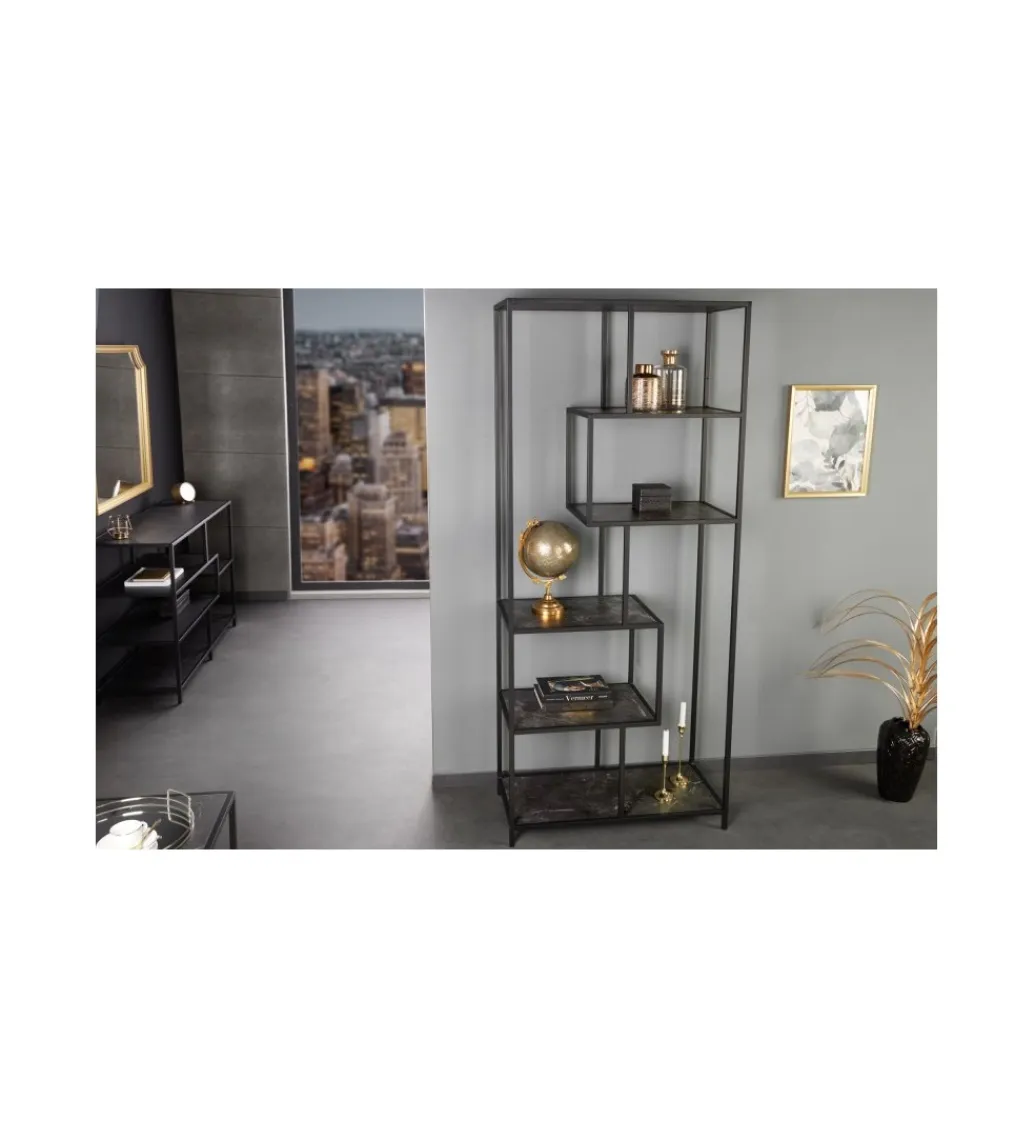 Invicta Interior Regał FONTERA 77 cm w optyce marmuru