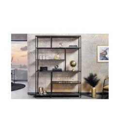 Invicta Interior Regał FONTERA 135 cm w optyce marmuru