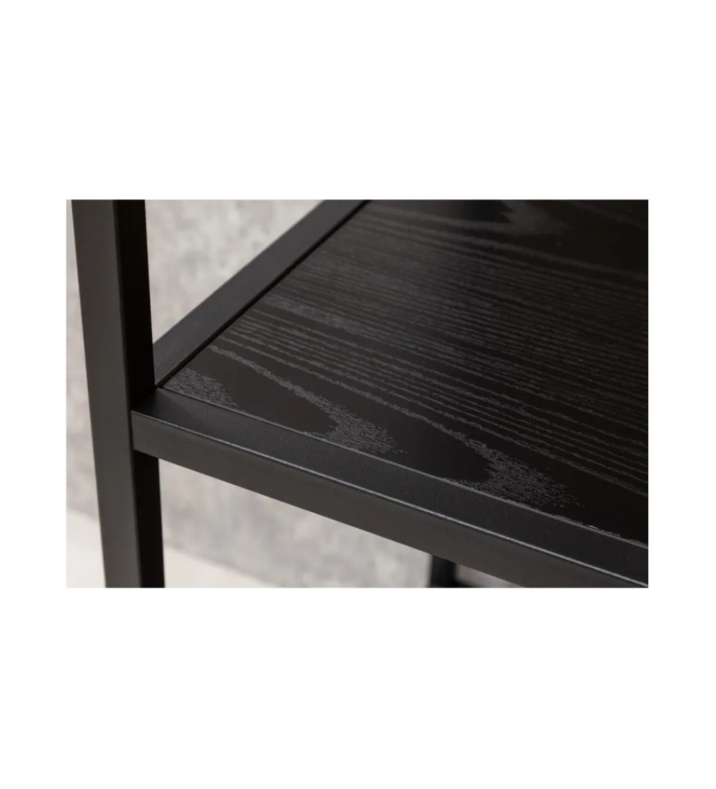 Invicta Interior Regał FONTERA 185x77 cm czarny