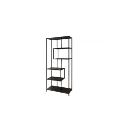 Invicta Interior Regał FONTERA 185x77 cm czarny
