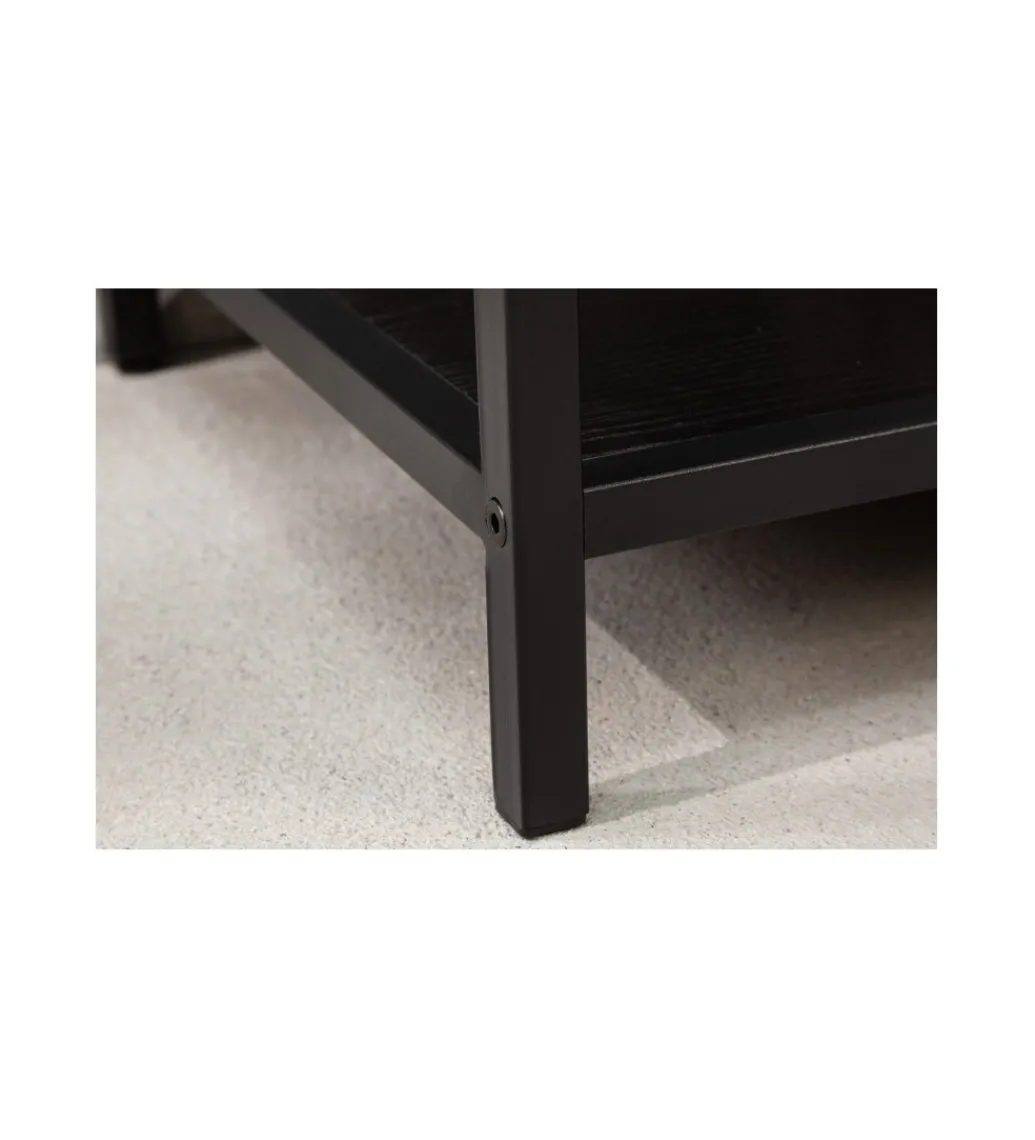 Invicta Interior Regał FONTERA 185x77 cm czarny