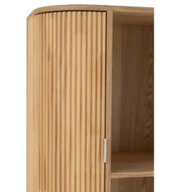 J-Line Regał GEZA 88 cm naturalny drewno sosna