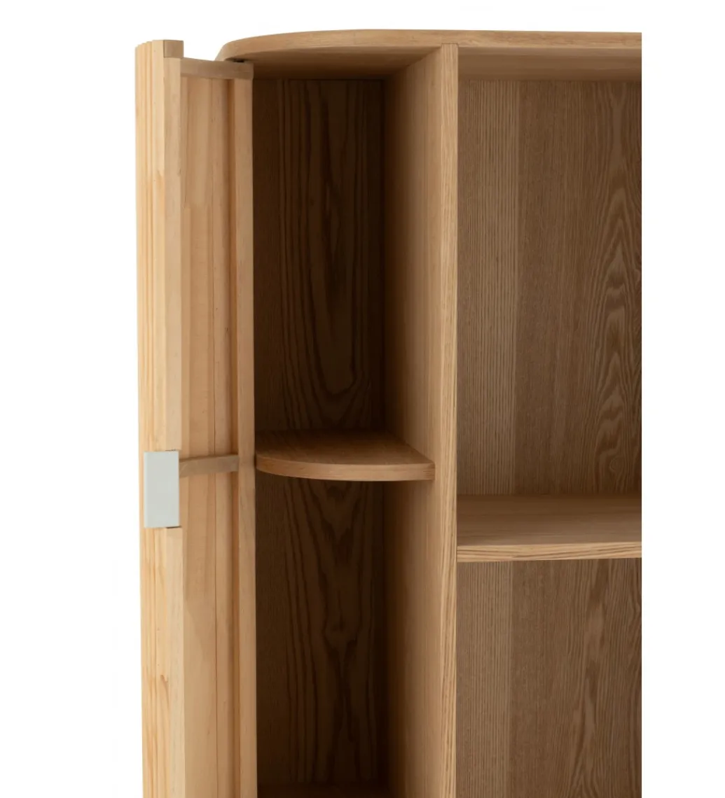 J-Line Regał GEZA 88 cm naturalny drewno sosna