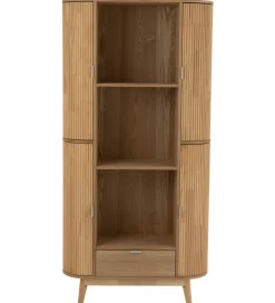 J-Line Regał GEZA 88 cm naturalny drewno sosna