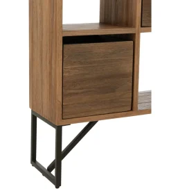 J-Line Regał GRACKY drewno teak naturalny