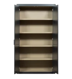 WOOOD Regał GUNNAR 217 x 120 cm czarny mat