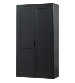 WOOOD Regał GUNNAR 217 x 120 cm czarny mat