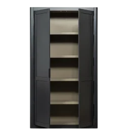 WOOOD Regał GUNNAR 217 x 120 cm czarny mat